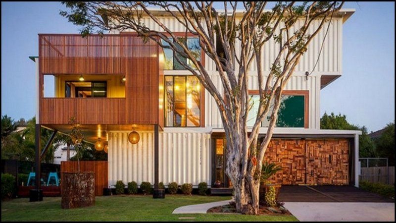 31 containers make one very large home!