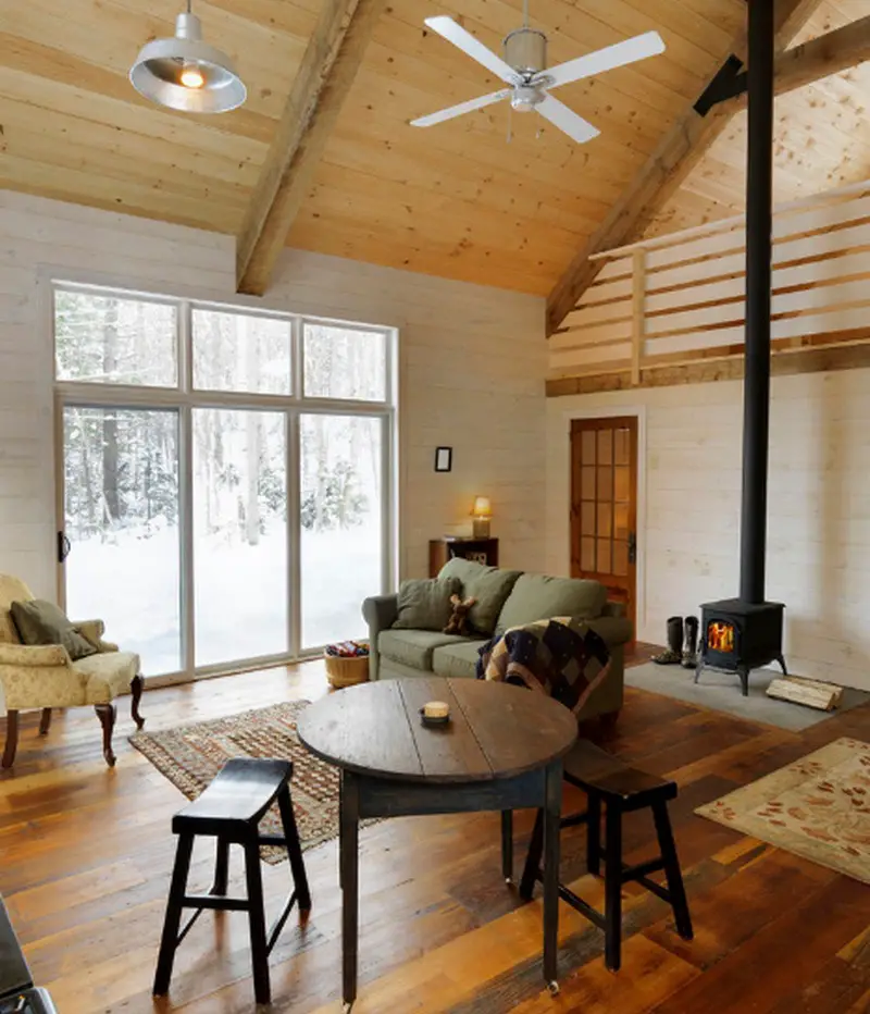 Winter Cabin in Vermont